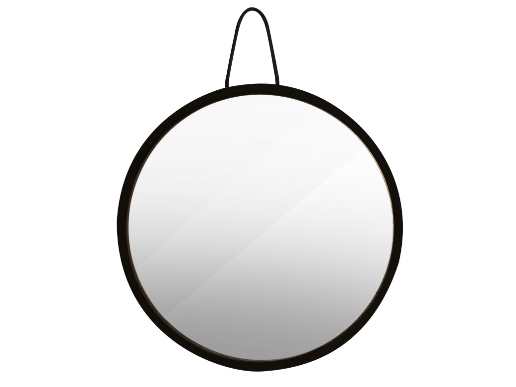 Home&gt it® spegel med träram Ø20,5 cm ek svart | VVS Artiklar - Badrum - Speglar | GameStuff