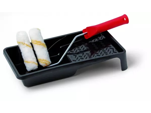 Malerrullesæt Gold 10cm m/2 ruller+bakke | N - A | GameStuff