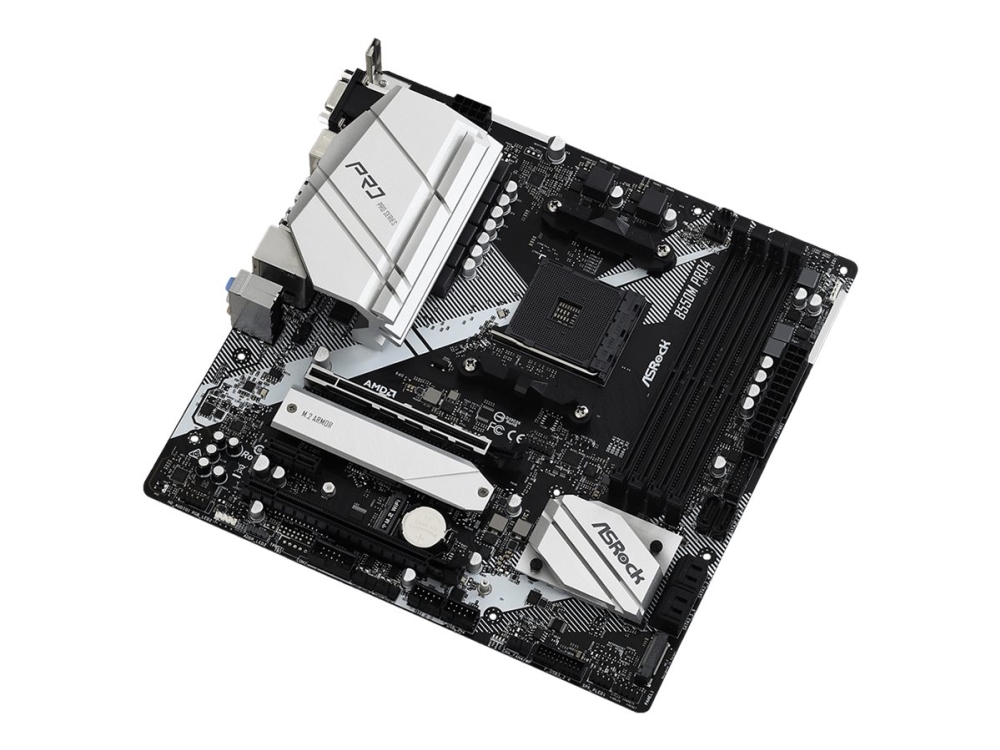 Asrock B550m Pro4 - Motherboard - Micro-Atx - Sockel Am4 - Amd B550 Chipsatz - Usb-C Gen2, Usb 3.2 Gen 1, Usb 3.2 Gen 2 - Gigabit Lan - Onboard-Grafi