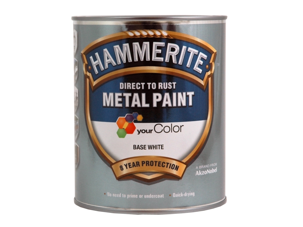 Hammerite Base White - 1 L | Färg & Tillbehör - Specialprodukter - Metallfärg | GameStuff