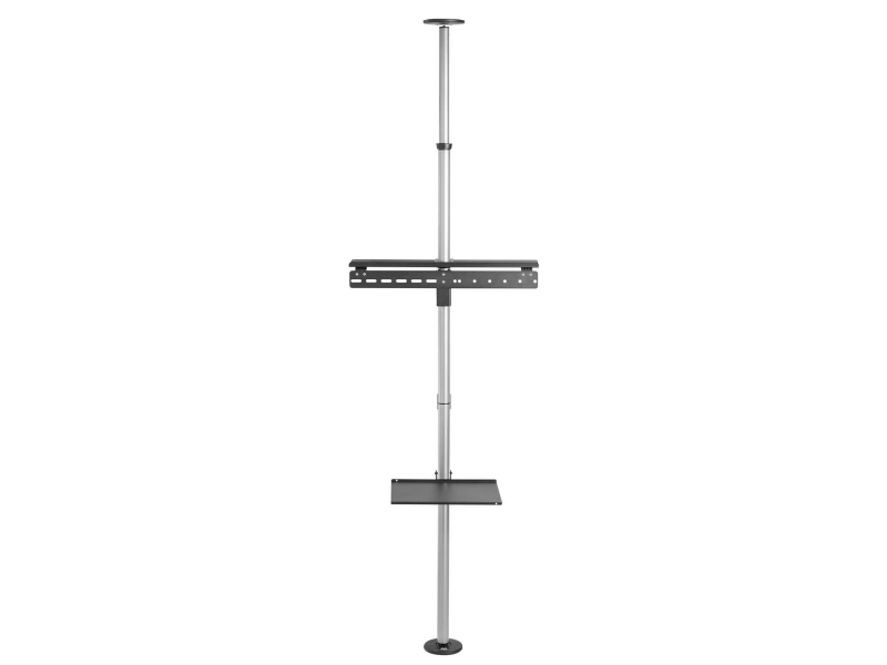 Teleskopischer Tv-Halter, Decken-/Bodenständer Mit Ablage Maclean Mc-791N 37"-70" Max 30 Kg