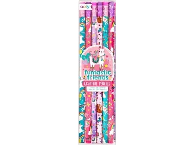Colorful Balloons, Pencils, Fantastic Friends, 6Pcs