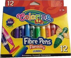Colorino Kids Jumbo Fyldepenne, 12 Farver