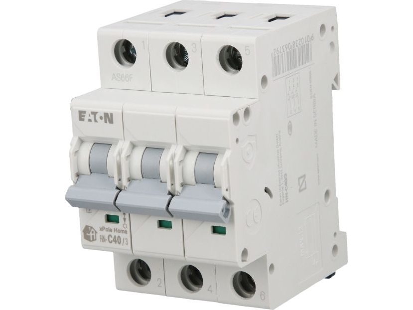 Eaton Leitungsschutzschalter/Überstromschutz 3P C 40A 6Ka Ac 3-Polig - Home Hn-C40/3 194895
