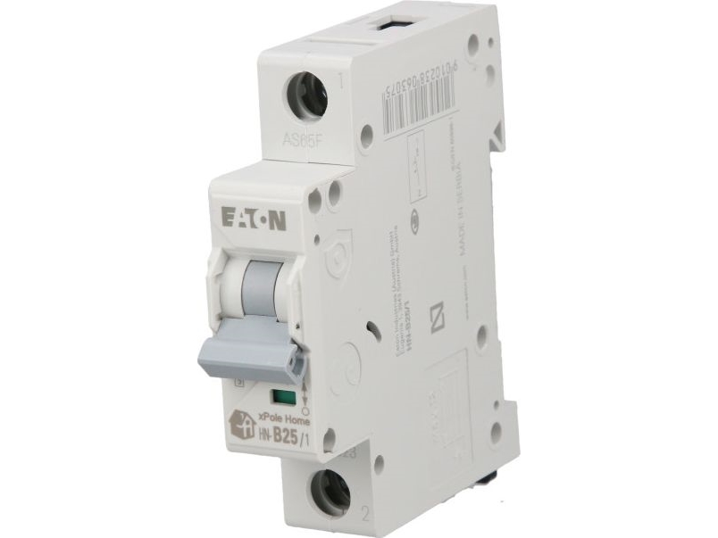 Eaton Automatsikring 1P B 25A 6Ka Ac Xpole Home Hn-B25/1 (194823)