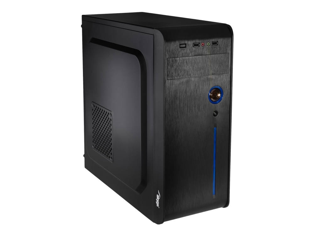 Akyga Ak939bl, Midi Tower, Pc, Schwarz, Atx, Flex-Atx, Micro Atx, Mini-Itx, Abs Synthetik, Galvanisiertes Stahl, Heimbüro