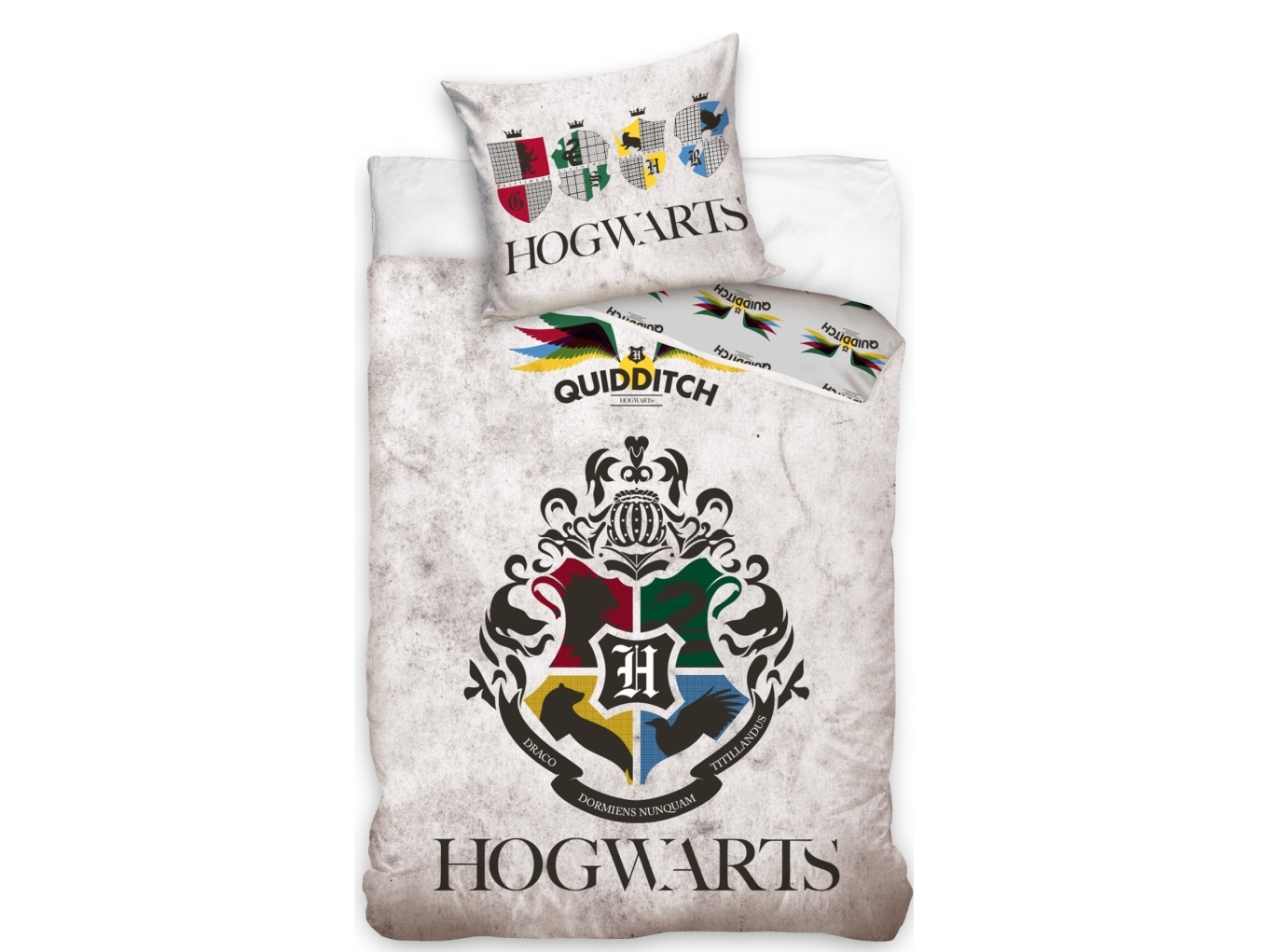 Billede af Harry Potter Quidditch Sengetøj, 100 Procent Bomuld