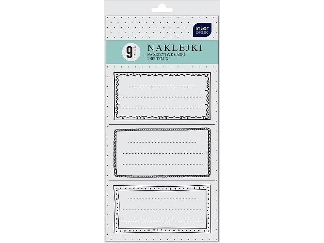 Interprint Notebook Stickers Frames 9 Stickers