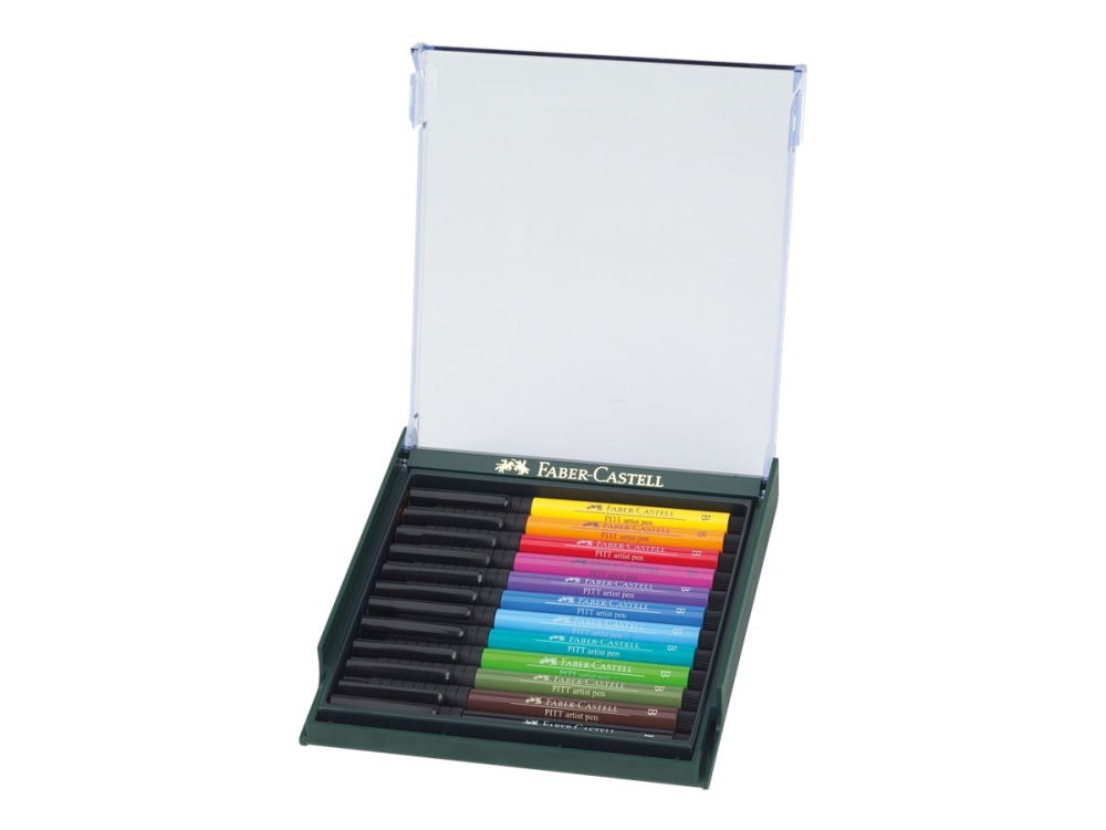 Artist penne Faber-Castell ass. farver - (12 stk.)