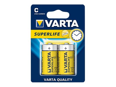 Varta Superlife 2014 - Batteri 2 x C - Kolzink | EL Artiklar - Batteri - Övriga batterier | GameStuff