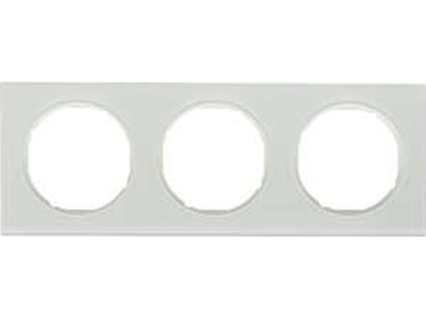 Hager Berker R.3 Kolminkertainen runko karkaistua lasia valkoinen 10132209