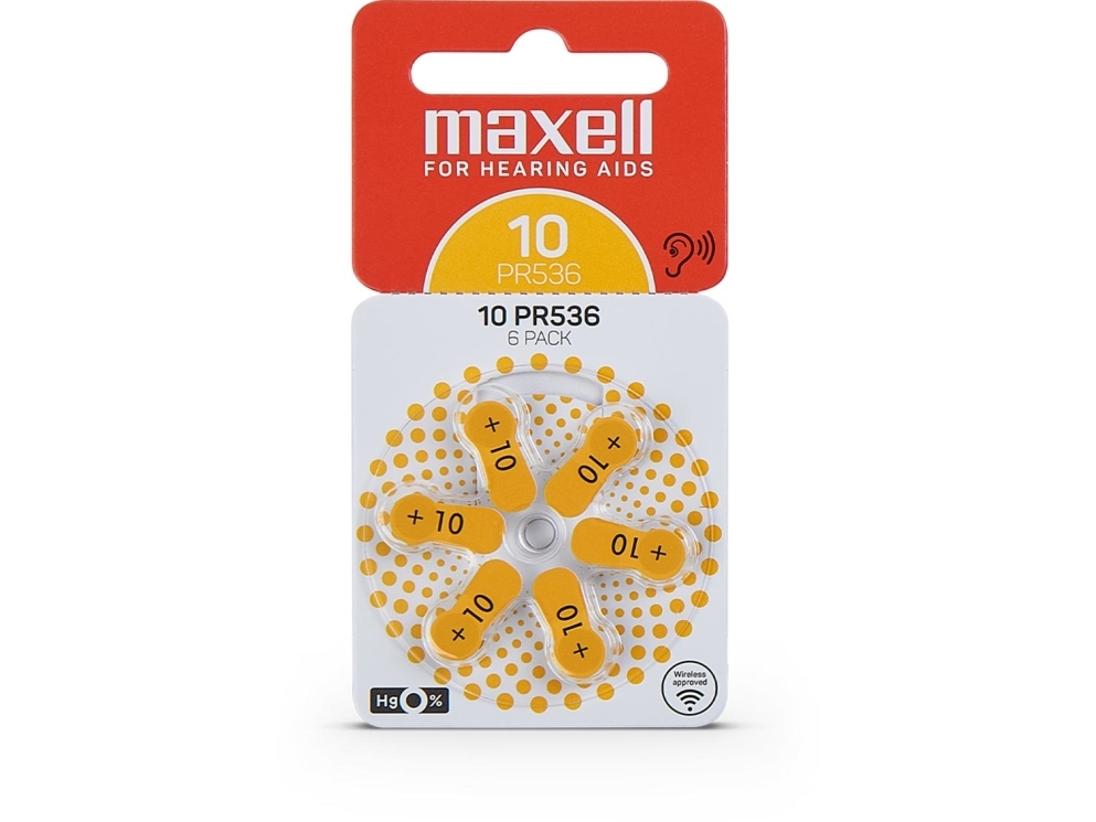 Maxell 790418, Einwegbatterie, 1,45 V, 6 Stück(E), 3,6 Mm, 5,8 Mm, 0,3 G