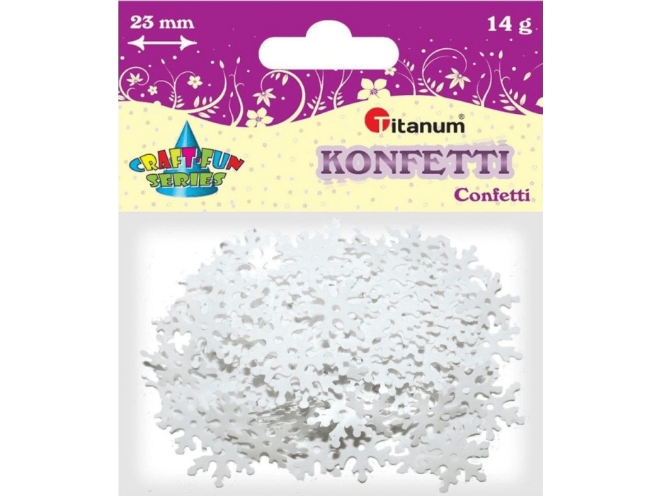 Titanum Confetti Snowflakes 14G