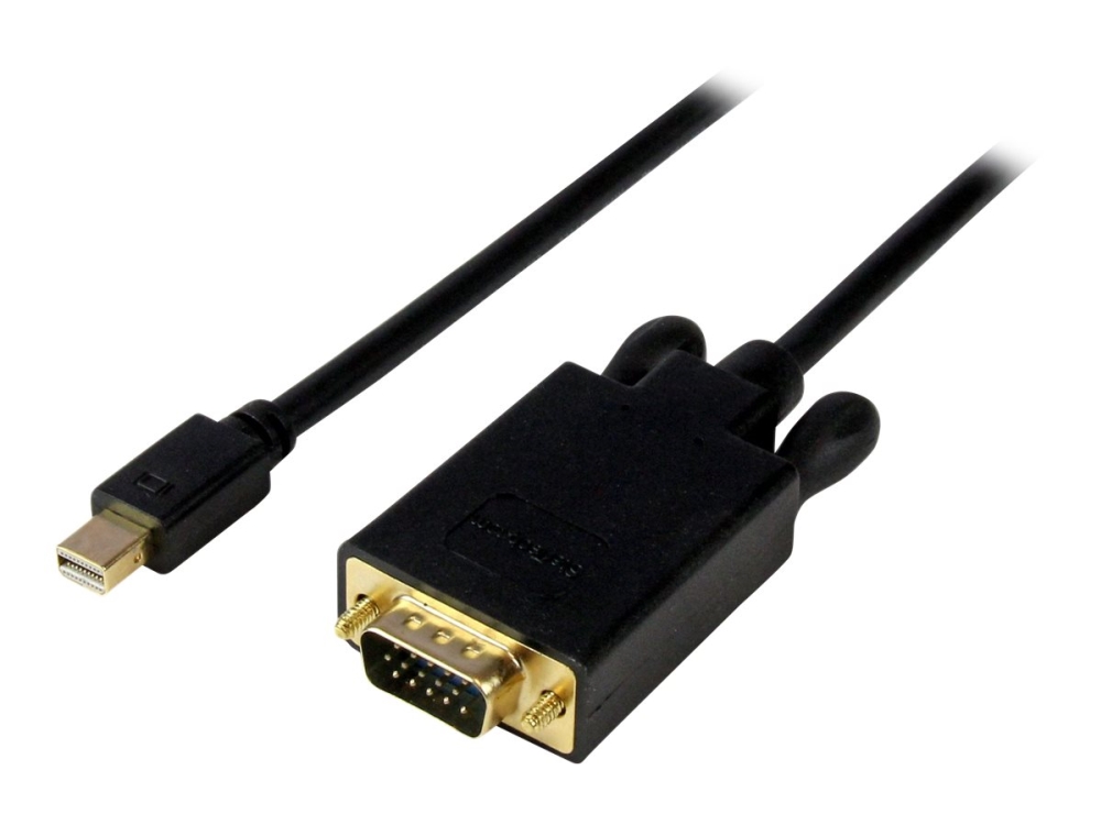 Startech.Com 1,8M Mini Displayport Auf Vga Kabel - Mdp Auf Vga Adapter - St/St - Schwarz, 1,83 M, Mini Displayport, Vga (D-Sub), Männlich, Männlich,