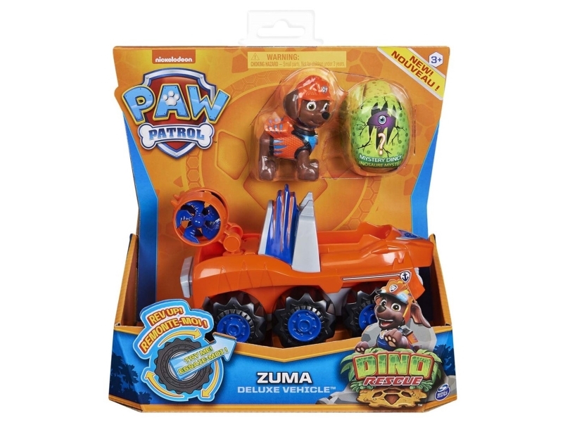 Paw Patrol Dino Deluxe Vehicles Zuma | Leksaker - Bilar och andra fordon - Fordon med populära figurer | GameStuff