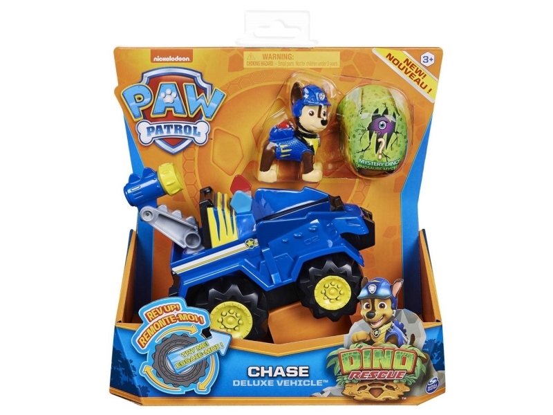 Paw Patrol Dino Deluxe Vehicles Chase | Leksaker - Bilar och andra fordon - Fordon med populära figurer | GameStuff