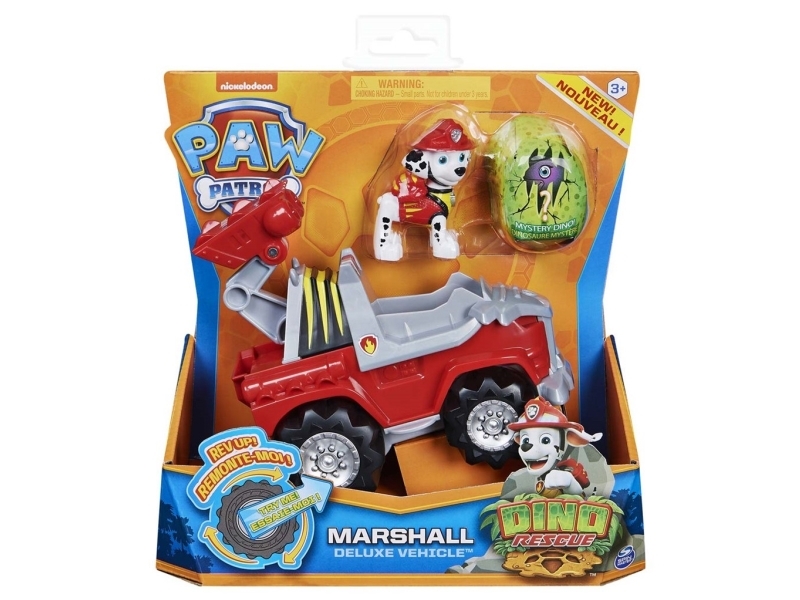 Paw Patrol Dino Deluxe Vehicles Marshall | Leksaker - Bilar och andra fordon - Fordon med populära figurer | GameStuff