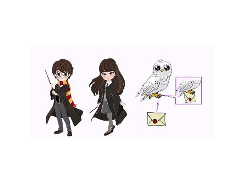 Figurka Spin Master Wizarding World Lalka 2Pak Harry, Cho 6061832