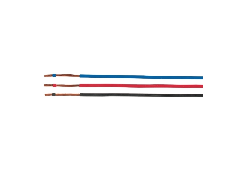 HELUKABEL H05Z-K, Lavspændingskabel, Blå, Lav røg ingen halogen (LSZH), Tværbundet polyethylen (XLPE), Cooper, 0.5 mm²