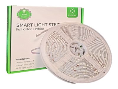 Woox R5093, Intelligenter Leuchtstreifen, Weiß, Wlan, Led, Multi, 24 W