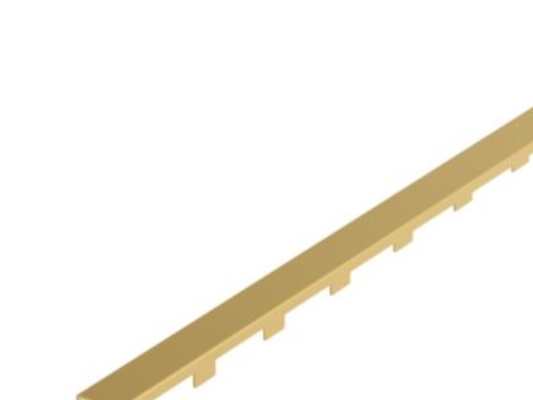 Blücher rist line COPENH.800 - Rist: 40x732mm- Farve: Messing- Rustfrit stål | VVS Artiklar - Dränering - Rist och ram | GameStuff