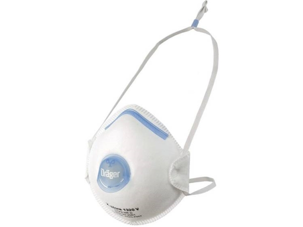 Dräger X-Plore 1320 Ffp2 V Nrd Partikelbeskyttelsesmaske M. Ventil (Pakke A 10 Stk.) (3951214)