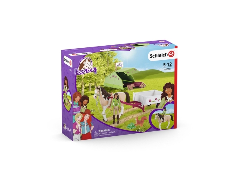 Schleich Horse Club 42533, Aktion/Abenteuer, Camping, Horses, 5 Jahr(E), Mehrfarbig, Kunststoff