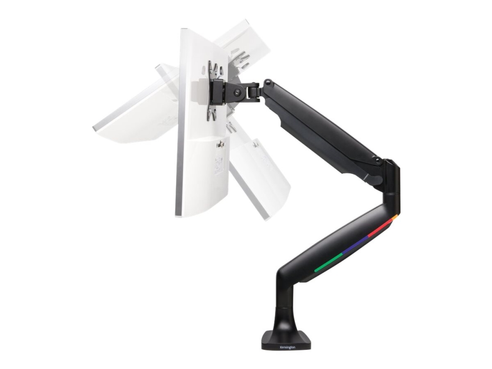 Kensington Smartfit One Touch Height Adjustable Single Monitor Arm Monteringssats Justerbar Arm För Bildskarm Plast Aluminium Stål Skarms