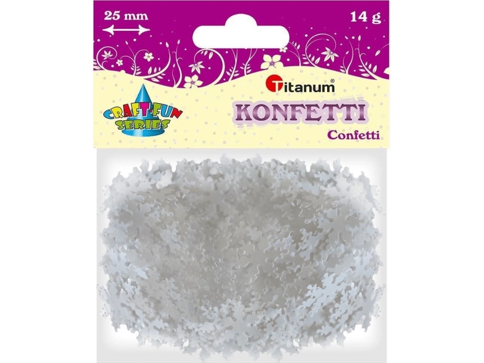 Titanum Confetti Snowflakes 14G