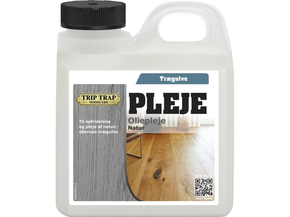 Trip Trap Oliepleje Natur - Vandbaseret - 1 L