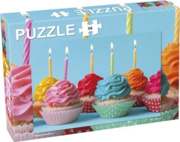 Tactic Puzzle Lovers Cupcake 56 Pcs Puzzle, 56 Stück(E), Speisen Und Getränke, 3 Jahr(E)