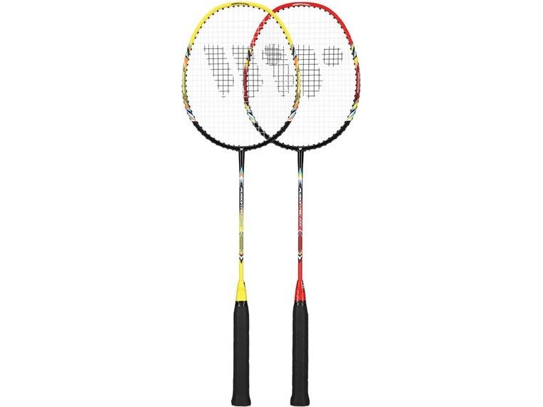 Fusiontec 777K Badmintonschlägerset + 3 Federbälle