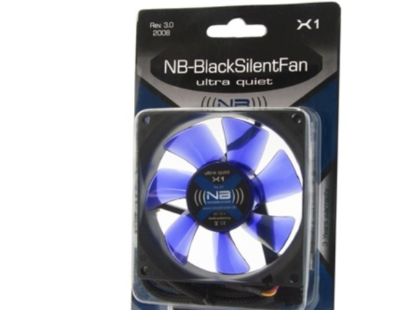 Noiseblocker Nb Blacksilentfan X1 80mm Computer Case Fan Black Blue