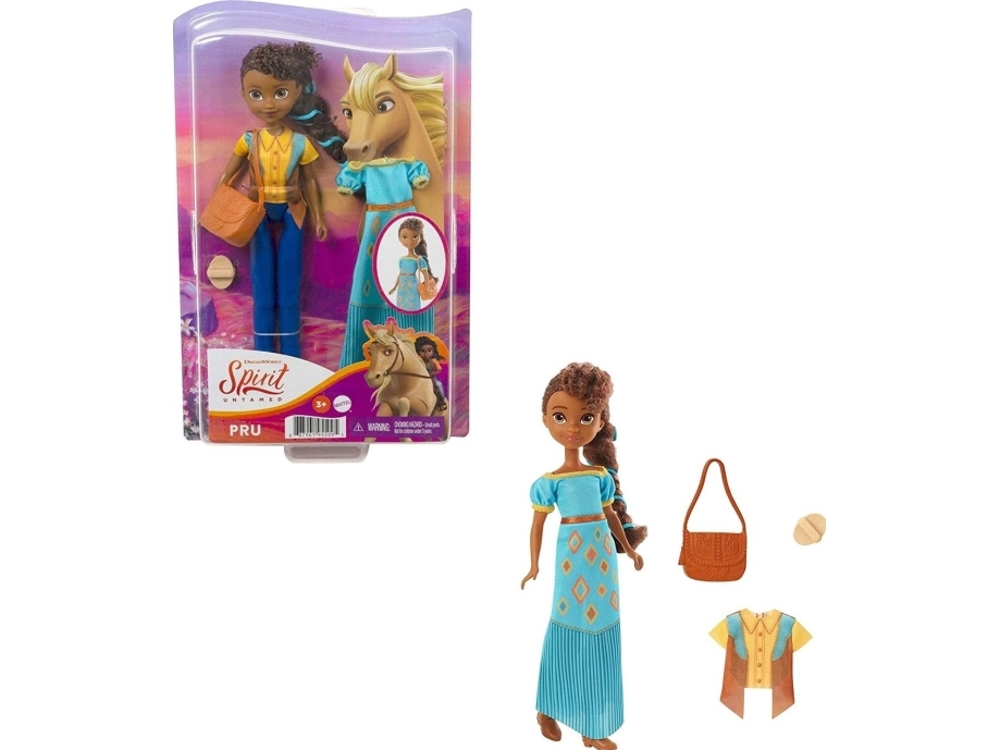 Lėlė - Mattel Dreamworks Spirit Untamed Mados Lėlė Pru, detalus dizainas