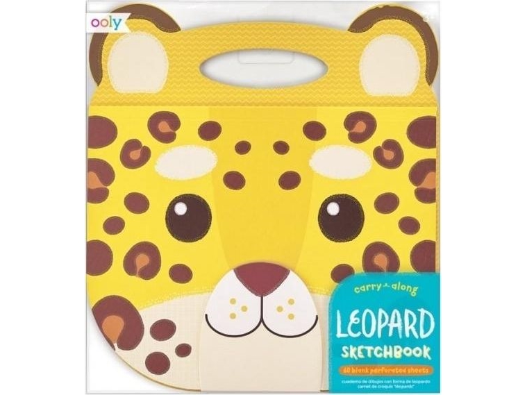 Colorful Balloons. Leopard Travel Sketchbook |