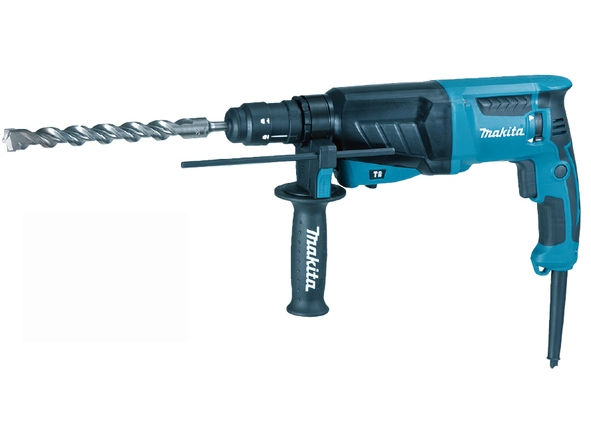 MAKITA SDS-PLUS BORRHAMMARE MED SMIDESALTERNATIV 800W 2.4J + EXTRA HANDTAG HR2630T