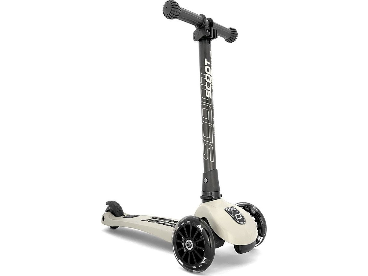 Scoot and Ride Scoot & Ride Highwaykick 3 LED Ash 96344 | Utomhusleksaker - Gå / Löpande fordon - Löphjul | GameStuff