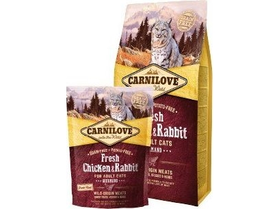 Carnilove Cat Fresh Chicken & Rabbit Gourmand - Kurczak I Królik 400G