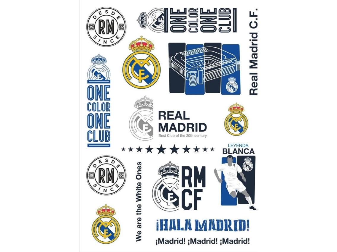 Astra Wasser-Tattoos Rm-111 Real Madrid 3