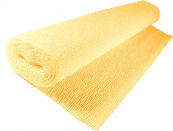 Crepe papir gul 180 g (574)