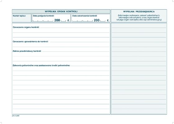 Michalczyk &amp Prokop Kontrollbok A5 NY P10-U | Papper & Emballage - Block & Post-It - Blanketter & bokföring | GameStuff