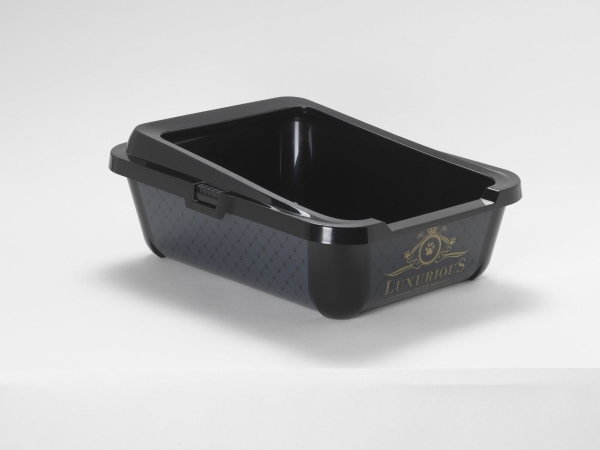 Yarro International toalett-/katthållare Trendy Luxurious svart