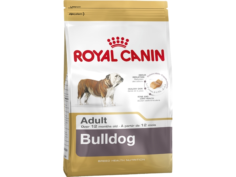 Royal Canin Bulldog Adult, Voksen, Bulldog, Medium (11 - 25 Kg), Fjerkræ, Ris, 12 Kg