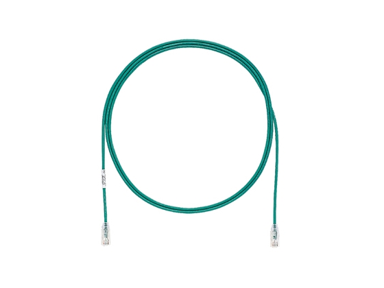 Panduit TX6-28 Category 6 Performance - Patchkabel - RJ-45 (han) til RJ-45 (han) - 3 m - UTP - CAT 6 - halogenfri, formet, knastfri - grøn