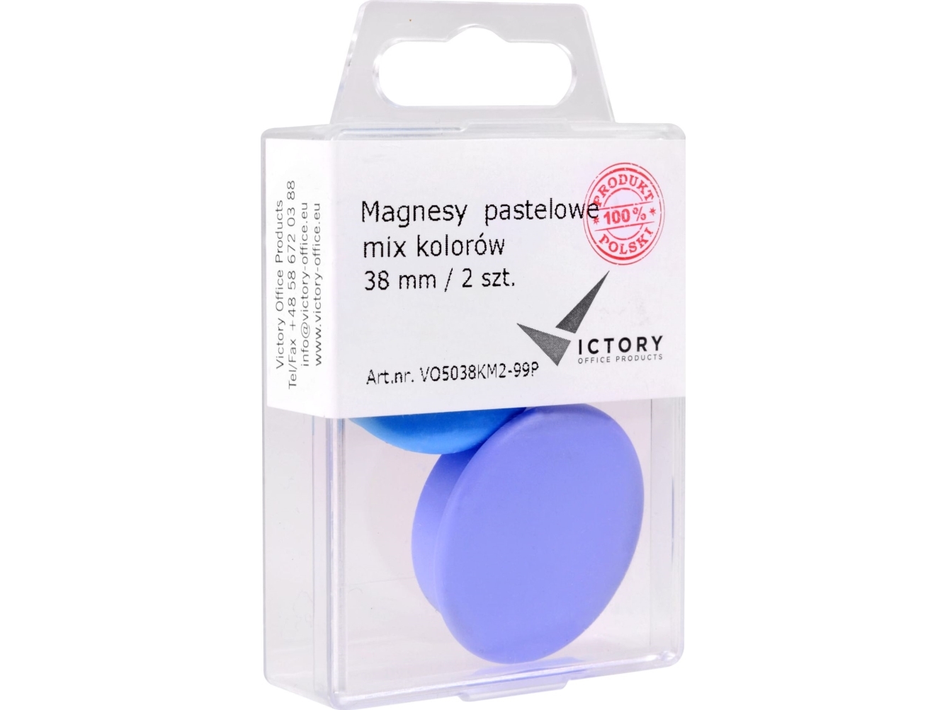 Victory Magnesy Do Tablic Victory 38 Mm Mix Kolor 2