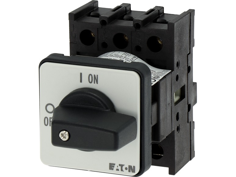 Eaton P1-25/E, Toggle switch, 3P, Svart, Vit, IP65, 48 mm, 48 mm | EL Artiklar - Andra EL - Starka kraftartiklar | GameStuff