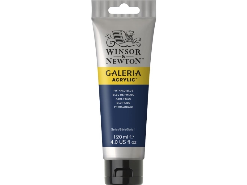 Winsor & Newton Galeria Acrylic, 120 ml, Blå, Rör | Skola & Hobby - Konstmaterial - Akryl & Akvareller | GameStuff