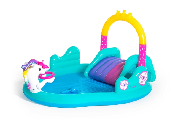 Bestway 53097, Oppustelig pool, 220 L, 2 År, Unicorn, Blå