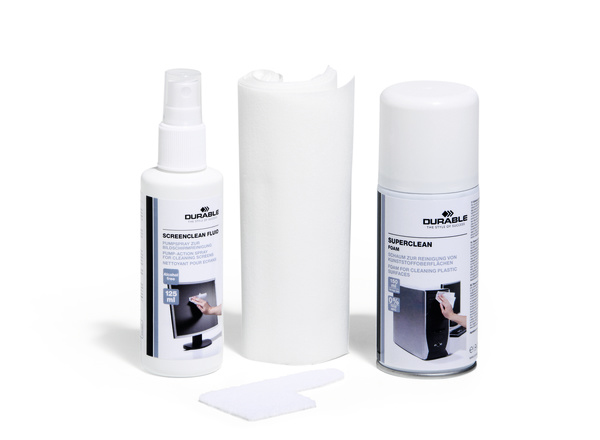 DURABLE PC Cleaning Kit - rengøringssæt til tastatur og skærm