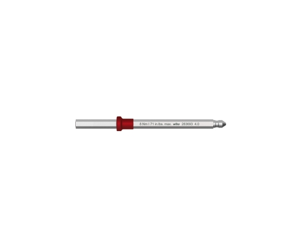 Wiha 283693, 1 Stk, Hexadecimal (Metrisk), 2.5 Mm, Krom-Vanadium-Stål, 3,8 Nm, 75 Mm